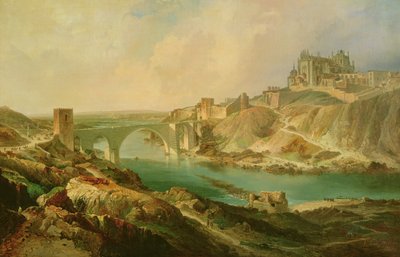 View of Toledo by Eugenio Lucas y Padilla